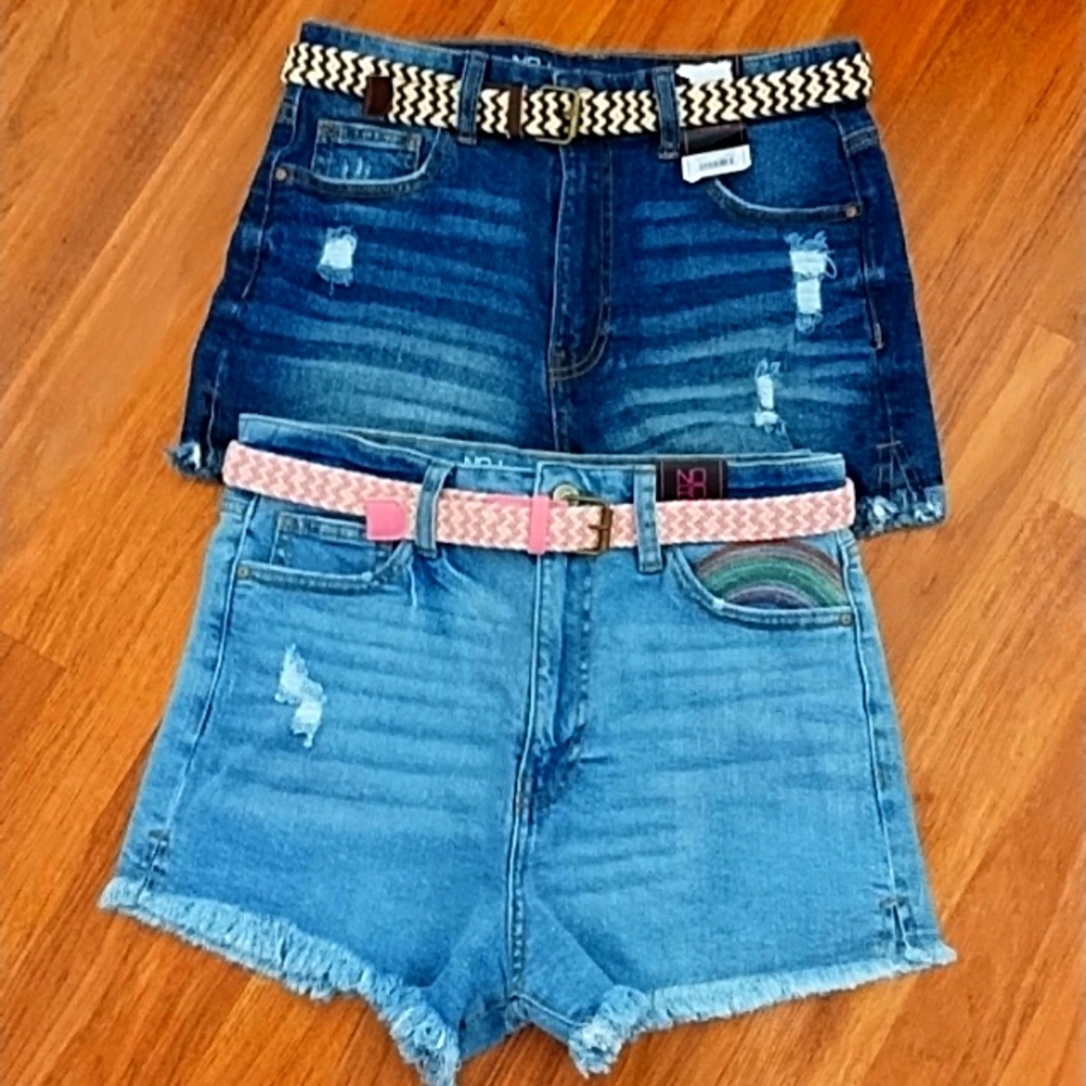 NWT Bundle  Of Two Festival Belted Shorts, size 6